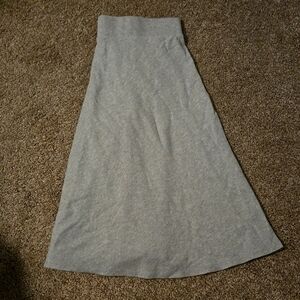 Heather gray skirt